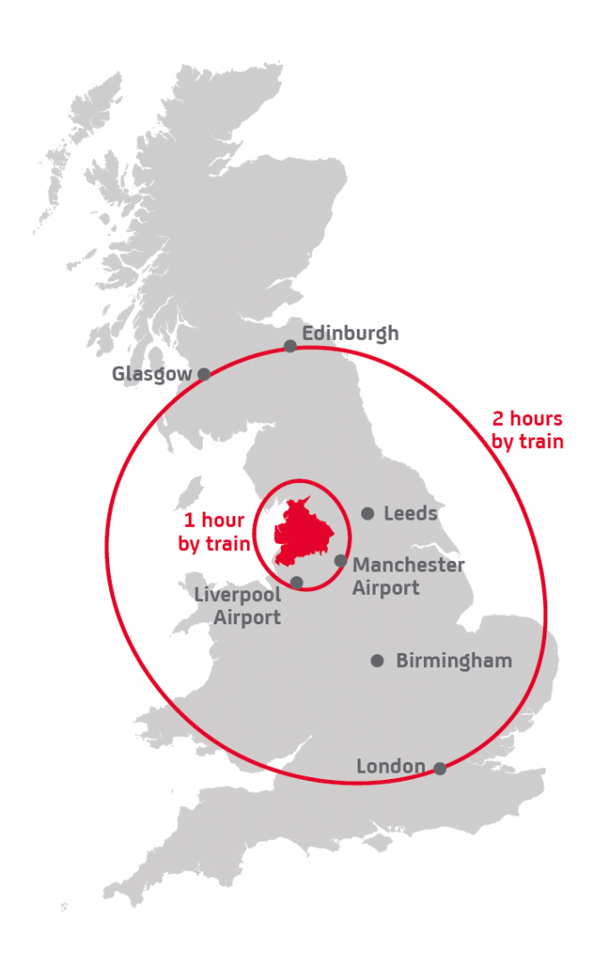 Lancashire Map Within Uk Marketing Lancashire