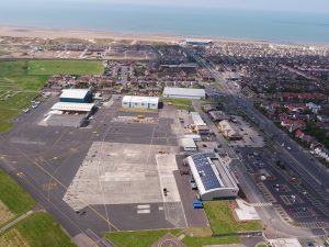 Blackpool Airport aerial view